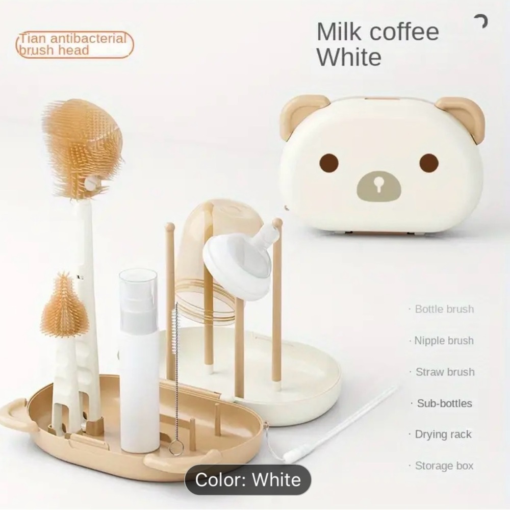 Travel Portable bottle Brush Set